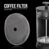 MUNEFE 5Pcs Stainless Steel Mesh Filter, French Replacement Filters Mesh