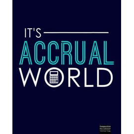 It's Accrual World Funny Accounting & Accountant CPA Composition Notebook: Accountant, Tax Season, CPA, Accounting Composition Notebook 7.5”x9.25”, 120 Wide Ruled Pages Journal Diary