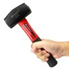 Powerbuilt 2-1/2 Pound Club Hammer with Fiberglass Handle, Non-Slip Rubber