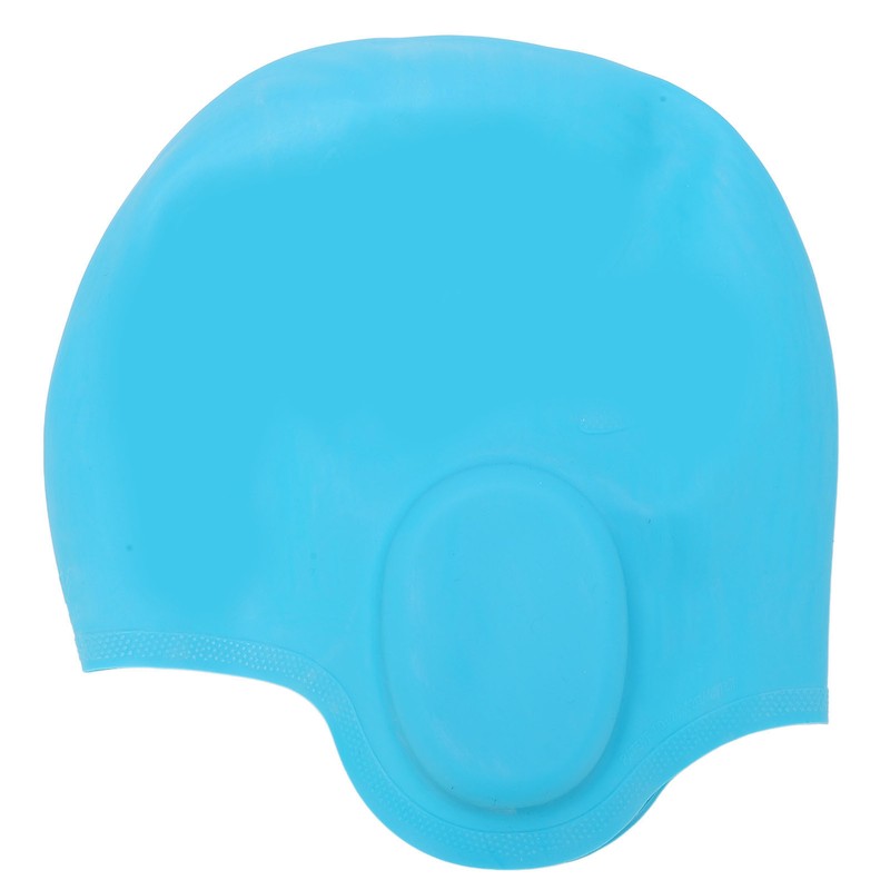 High Elasticity Children Silicone Swimming Cap 3D Ear Protection Swimming
