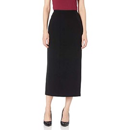 Kasper Women's Stretch Crepe Column Skirt, Black, 18