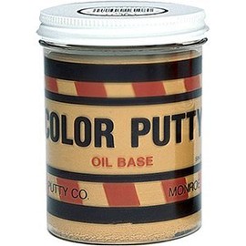 Color Putty 16124 1Lb Redwood Oil-Based Wood Putty - 12ct. Case