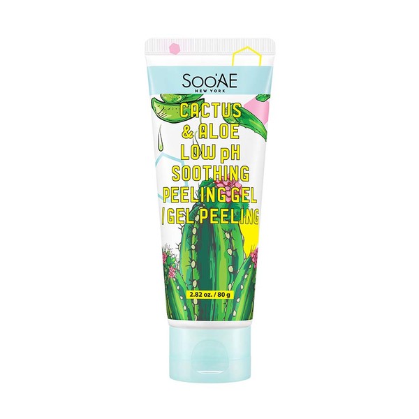 Soo'AE Cactus & Aloe Peeling Gel Low pH Soothing Peeling Gel [EXFOLIATING + SOOTHING] Gentle exfoliation Made in Korea