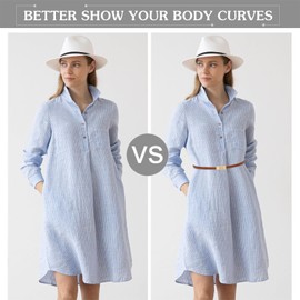 LXOrdora PU Leather Belts for Women Skinny Thin Waist Belt with Gold Buckle for Dresses Brown1 60cm/23.6in