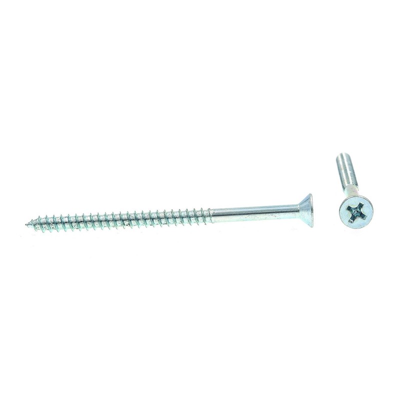 Prime-Line 9036705 Wood Screws, Flat Head, Phillips Drive, #14 X