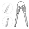 Mesee 8 Pieces Pocket Keychain Screwdrivers, Key Chain Flathead &