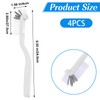 4Pcs Cleaning Brushes, Small Scrub Brush for Household Use with