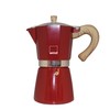 Gnali & Zani VEZ009/IND/RED Espresso Maker, Aluminium, Red