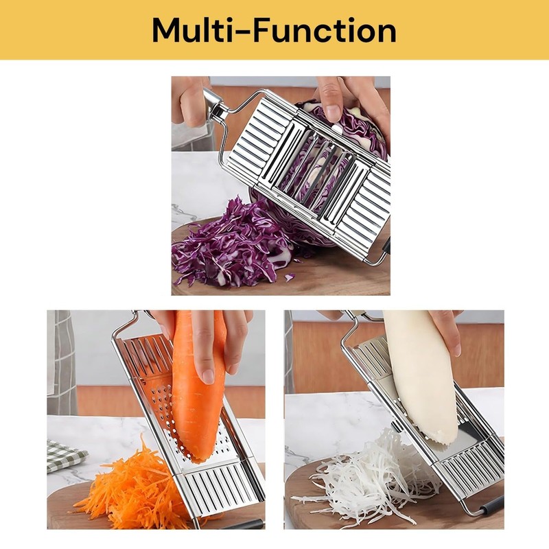EZONEDEAL 3 in 1 Vegetable Chopper Set, Multipurpose Vegetable Slicer