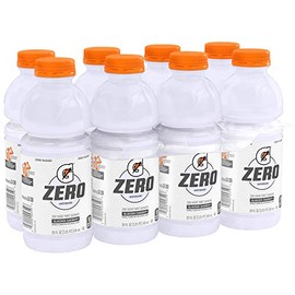 Gatorade Zero Sugar Thirst Quencher, Glacier Cherry, 20 Fl Oz (pack of 8)