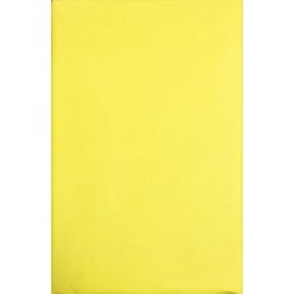 Better Home 52"x52" Square PEVA Tablecloth Flannel Backed Kitchen Decorator, Yellow Beige