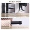 Swivel Towel Rack, 14" Thicken 304 Stainless Steel 5-Arm Adjustable