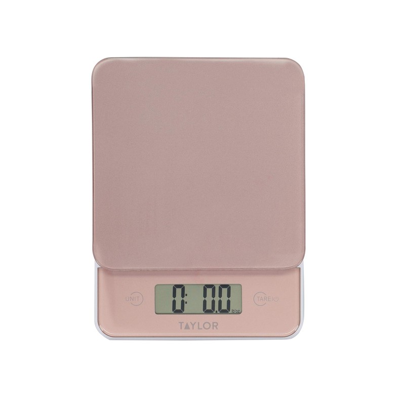 Taylor Digital Glass Kitchen Scales, Stylish Compact Food Weigh Scales