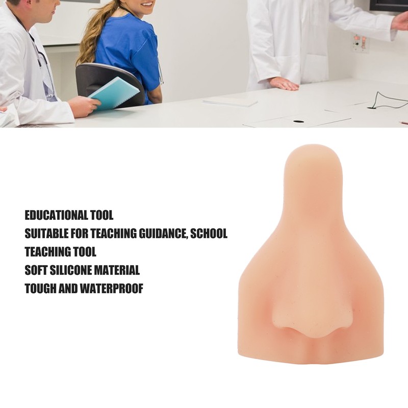 Silicone Nose Model Soft Flexible Simulation Nose for Teaching Instructions