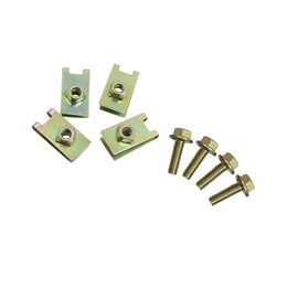 Motoforti Universal U Clip Screw Assortment Dash Trim Panel Nut Fastener, 4pcs
