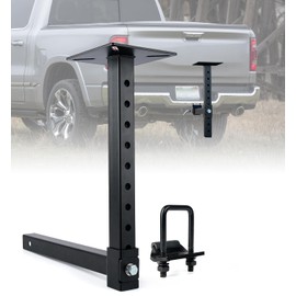 Lupar Heavy-Duty Hitch Mount Vise Plate, Hitch Vise Holder with Adjustable Height | Universal Fit for 2-Inch Receiver