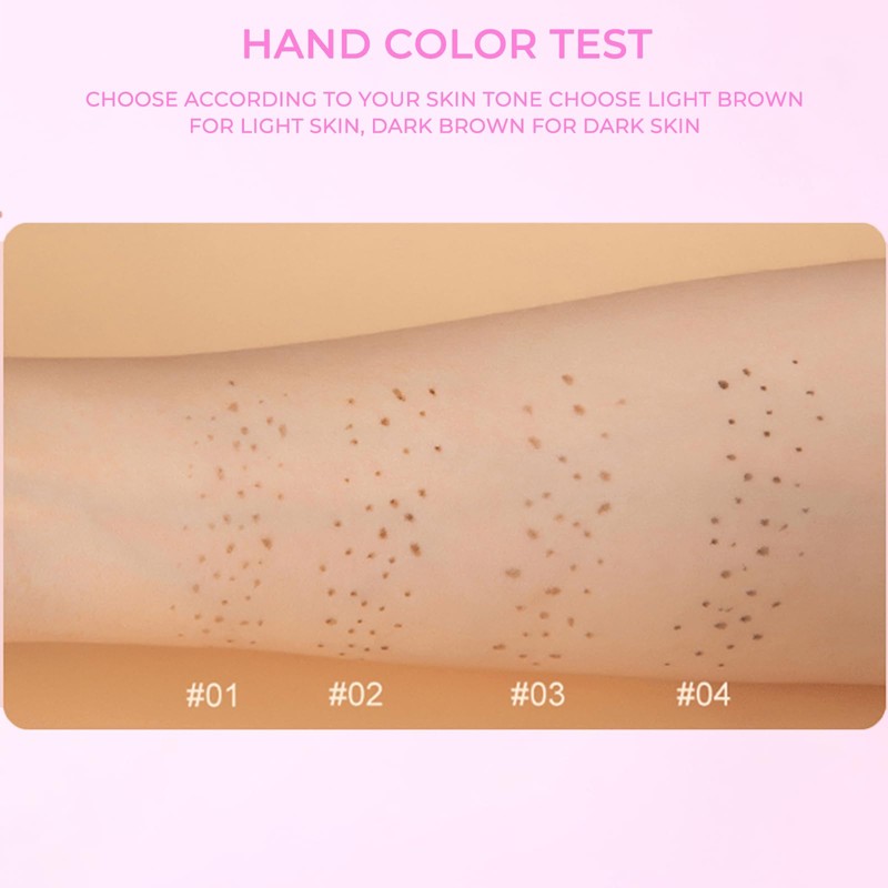 Freckle Pen Stamp and Black Eyeliner 2 in 1,Fake Freckles