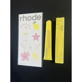 Rhode Peptide Lip Tint LEMONTINI Lemon Shimmery Gold Gloss Limited Edition