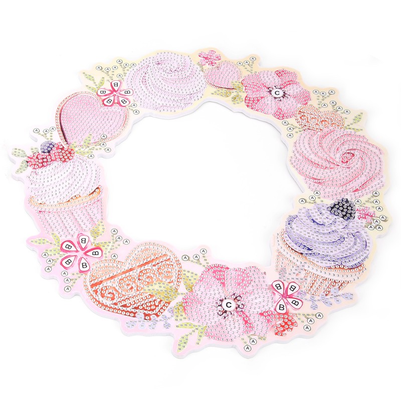 DIY Rhinestones Painting Garland Pattern Crystal Embroidery Picture Decoration KitDZ606