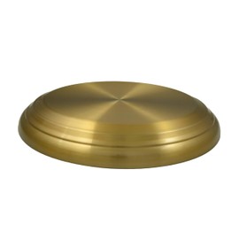 Premium Communion Tray Base for Churches, Holy Drink Serving Tray Base for Church, Stainless Steel Church Supplies for Communion, Communion Ware Church Supplies: Matte Brass Finish