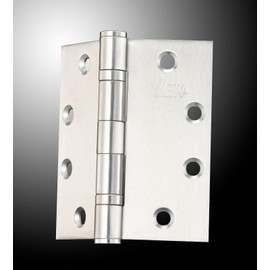 [4.5" x 4.5" - Square Corner- 2 Pieces]Hexy-304 Stainless Steel Heavy Duty Ball Bearing Door Hinges Commercial Grade