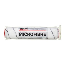 ProDec Advance ARRE010 Double Arm Medium Pile Microfibre Refill, White, 12-Inch