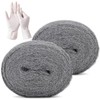 Steel Wool with Work Gloves, Hardware Cloth - 0000 Coarse