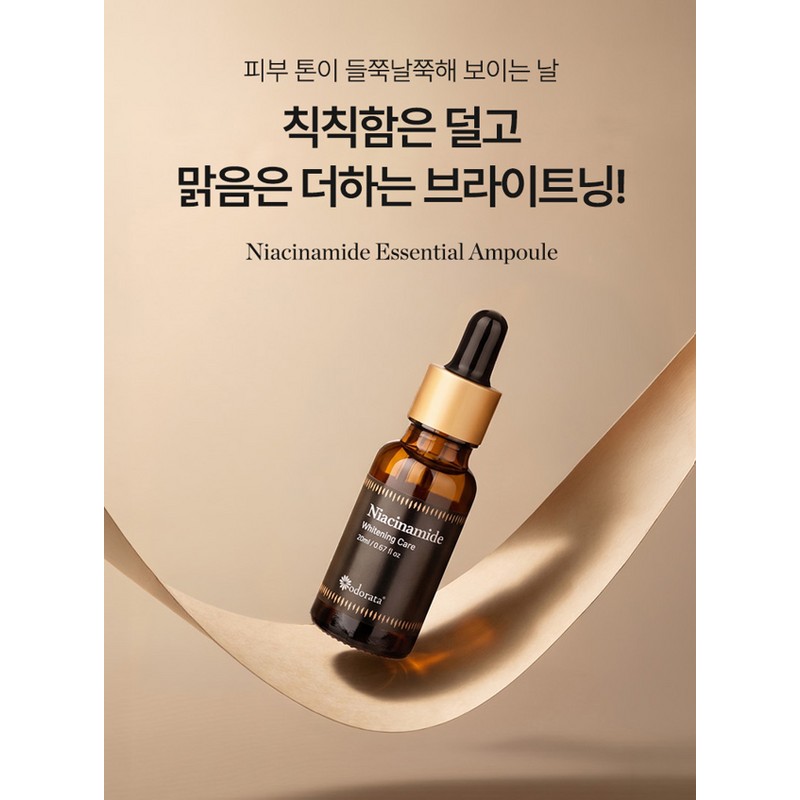 Doctor Aroma Odorata Niacinamide Essential Ampoule 20ml Improves skin tone,
