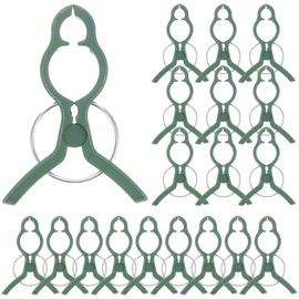 Didiseaon Pack of 50 Plant Support Clips, Robust Clips for Tomatoes, Cucumbers and Orchids, Flexible Plant Clips for Gardening, Reusable, Durable Clips for Healthy