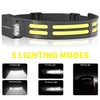 LED Headlamp, USB Rechargeable Head Lamp, 230° Wide Beam Motion