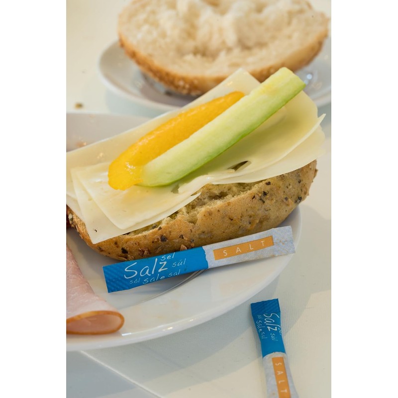Hellma Table Salt Sticks, 750 sticks, 1 g each -