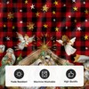 Christmas Tree Skirt, 48 inches Red Luxury Velvet Plush Fur