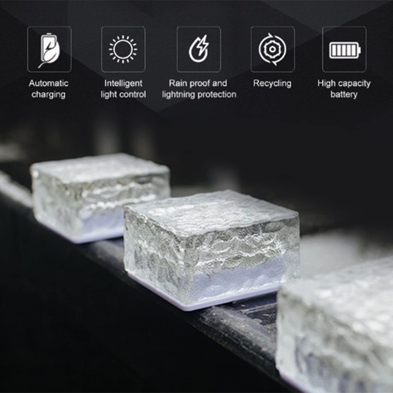 Alvinlite Solar Ground Lights for Outside, Paver Lights Waterproof Landscape