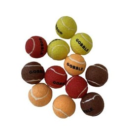 Midlee Thanksgiving Dog Tennis Balls (Mini)
