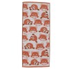 Animal Face [Face Towel] Jacquard Long Towel/Red Panda