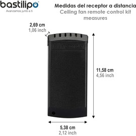 Bastilipo - Remote Control for Ceiling Fan UHF