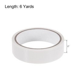 MECCANIXITY Colorful Craft Gaffers Tape Rolls White 1" X 6 Yards Matte Gaffers DIY Photo Albums for Gifts Decoration Backdrop Cables Floor Taping 1 Pcs