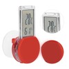 Reptile Terrarium Thermometer Hygrometer Digital Display Pet Tank Temperature GaugeRed