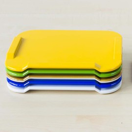 Ornamin Essbrettchen 22 x 17 cm gelb (Modell 900) / Schneidebrett, Fixierbrett, Einhänderbrett