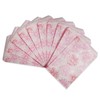 CuteBox Company 100pcs 6" x 9" Pink Flower Flat Paper