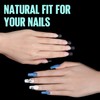 TOMICCA Nail Tips, Pack of 240 Full Cover Soft Gel