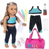 Ecore Fun 8 Piece 18 Inch Girl Doll Clothes and
