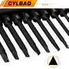 CYLBAQ 10PCS Magnetic Triangle Head Screwdriver Bits, 65mm S2 Steel