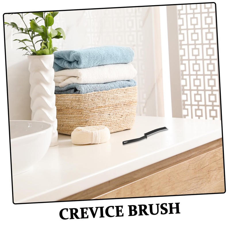 iplusmile 6pcs Crevice Cleaning Brush with Stiff Bristles Ergonomic Handle