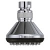 Daloual - Deluxe Shower Head with Anti-Limescale Nozzles Chrome-Plated Brass