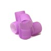 6 Pack Super Jumbo Self Grip Hair Rollers Pro Salon