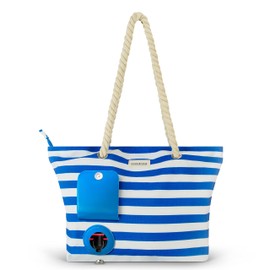 CORK & VINE Insulated Wine Tote Bag with 3 Beverage Bladders – Leakproof Wine Cooler Bag with Spouts & Rope Strap, Portable Picnic, Beach, Cruise & Travel Drink Carrier