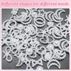 LuckForever 3D Nail Charms Cute Star Moon Bow Heart Charm