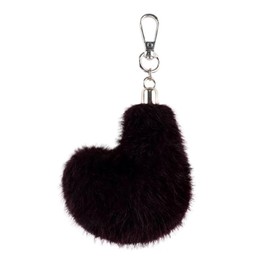 Moyubath Faux Fur Bag Charm Purse Charms Keychain, Cute Plush Pendant Handbag Backpack Accessory for Women Girls