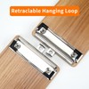 A6 Clipboard,6 Pack Mini Clipboard with Low Profile Clip,A6 Wooden